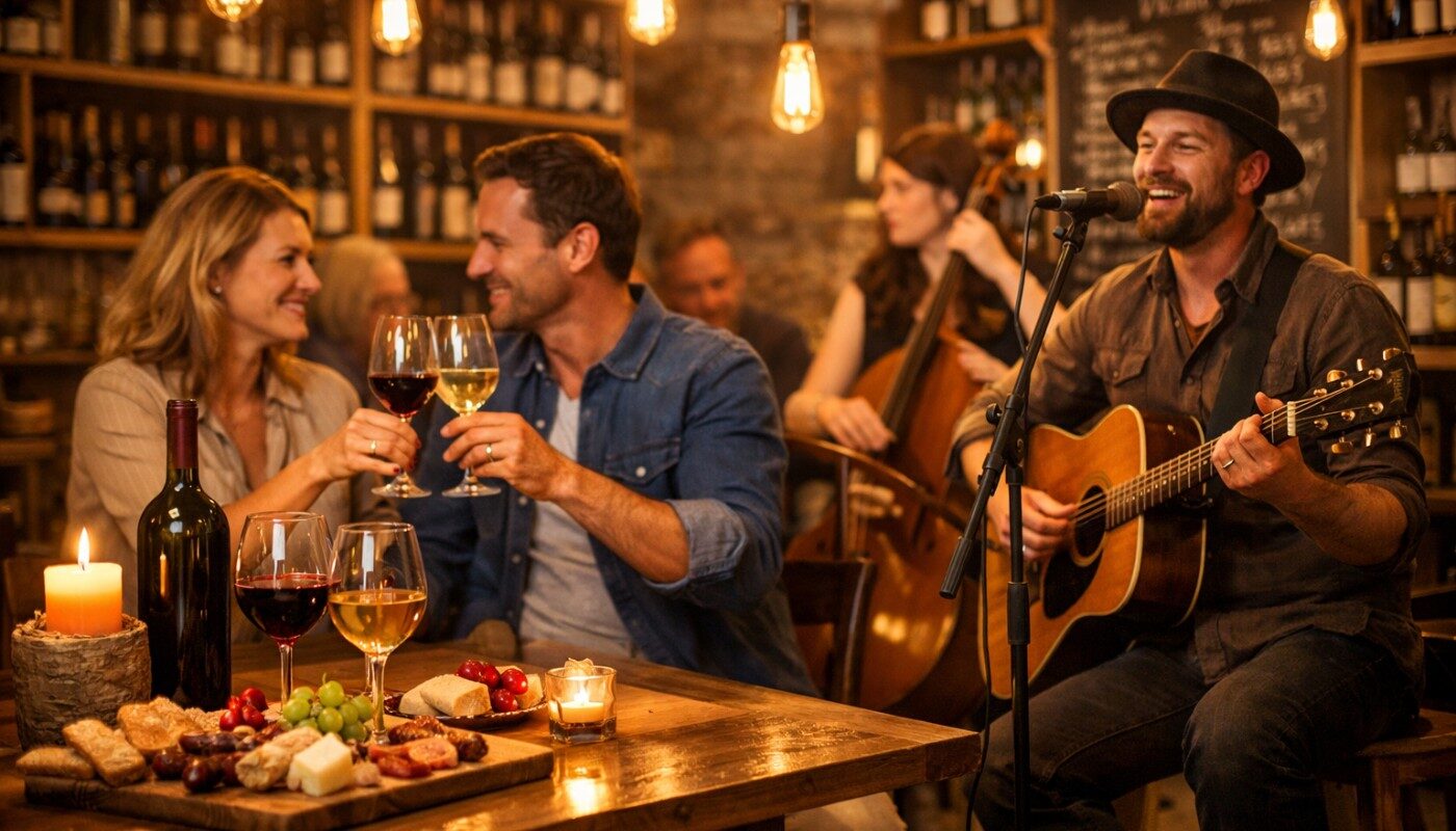 Vinothek mit Livemusik