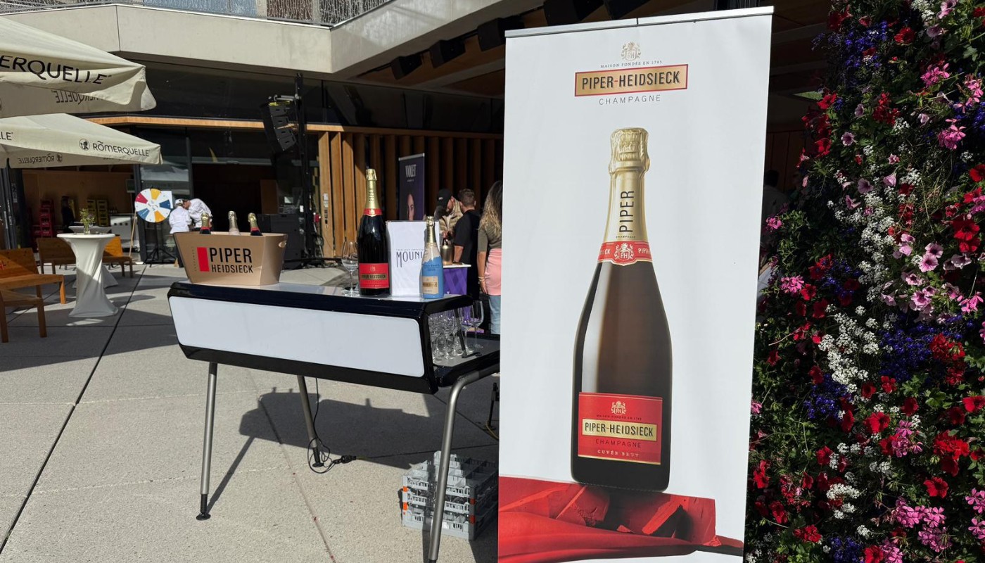 Piper-Heidsieck Stand; Kulinarisches Paznaun